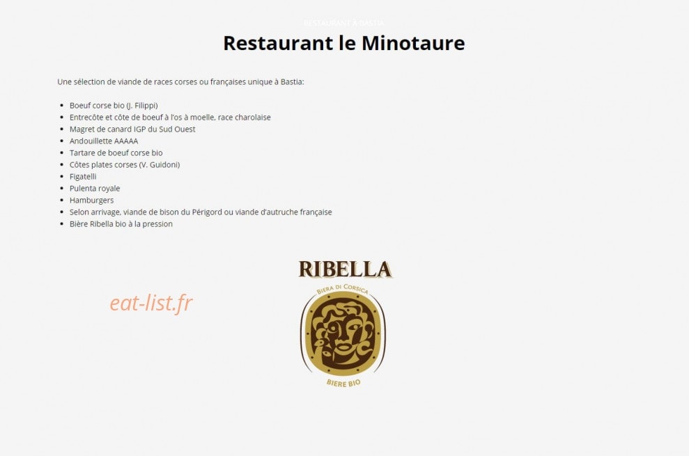 Minotaure — carte page 1