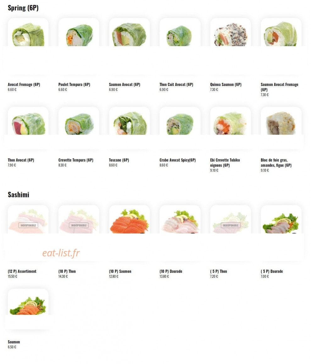 My Karma Shop — carte page 3