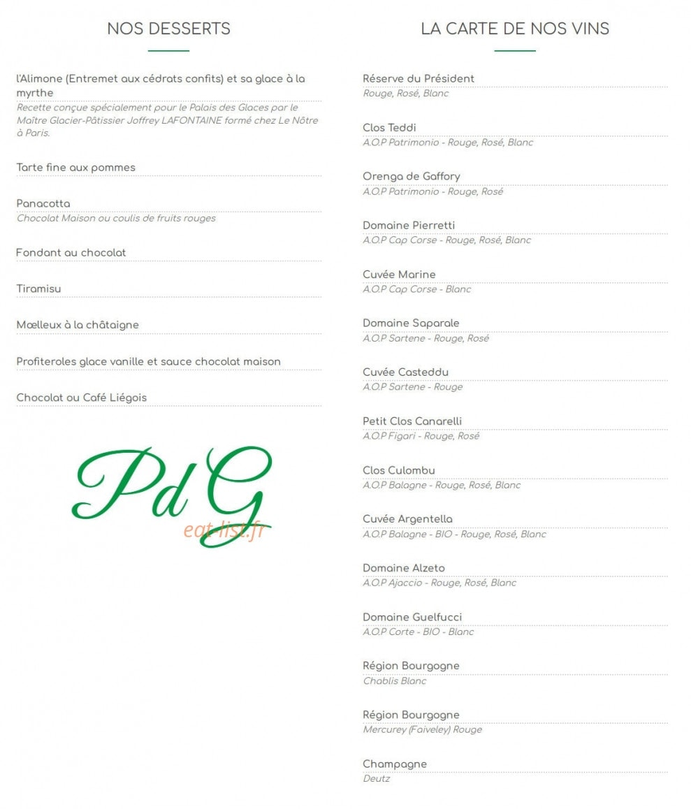 Palais des Glaces — carte page 2