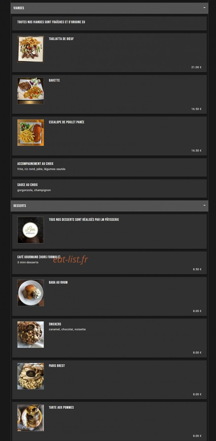 Segafredo — carte page 3