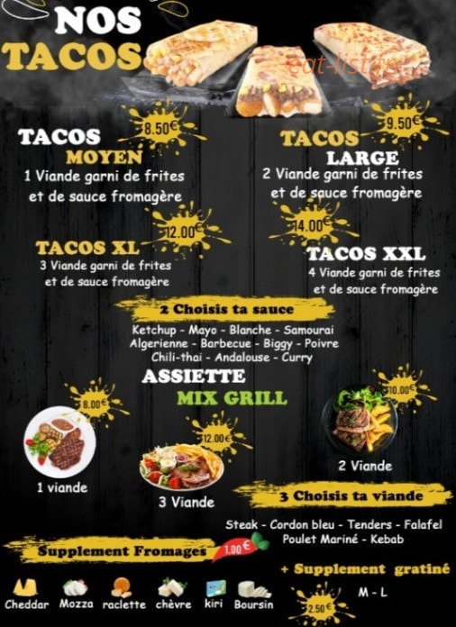 Smash Burger & Fries — carte page 3