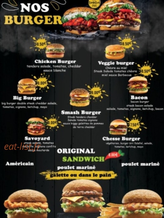 Smash Burger & Fries — carte page 2