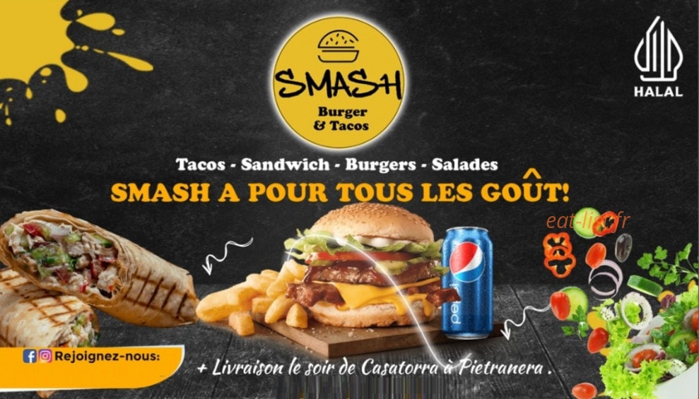 Smash Burger & Fries — carte page 1