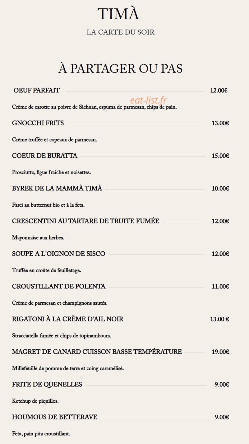 Timà Bastia — carte page 3
