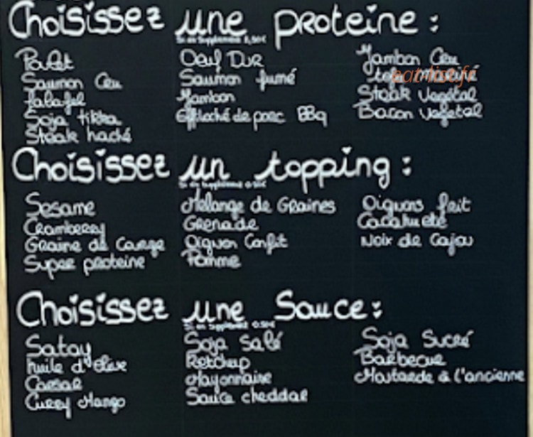 Yoö bubble tea & Co — carte page 2