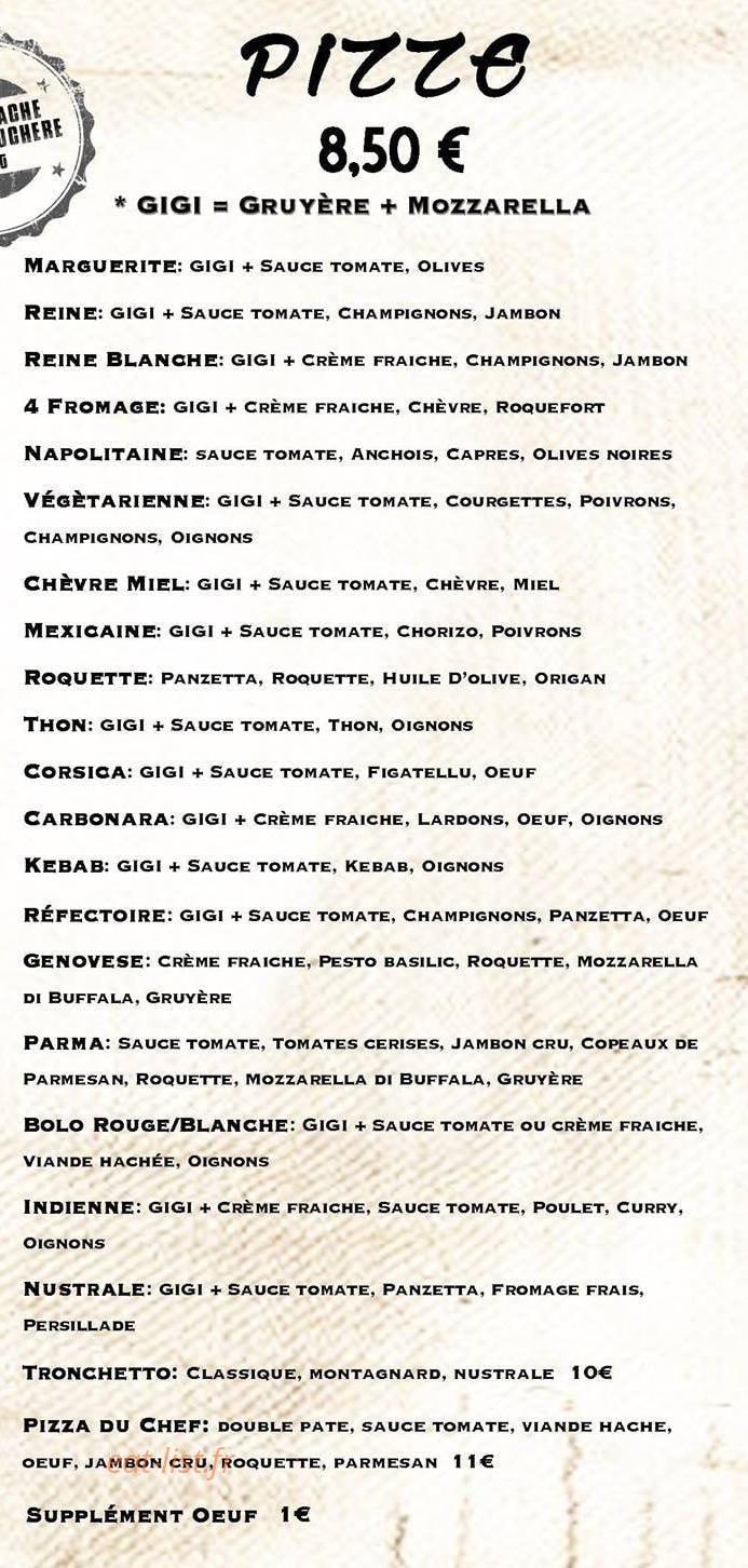 Le Réfectoire — carte page 2
