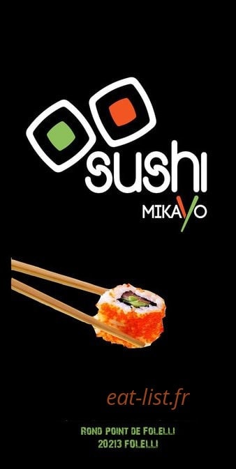 Mikayosushi — carte page 1