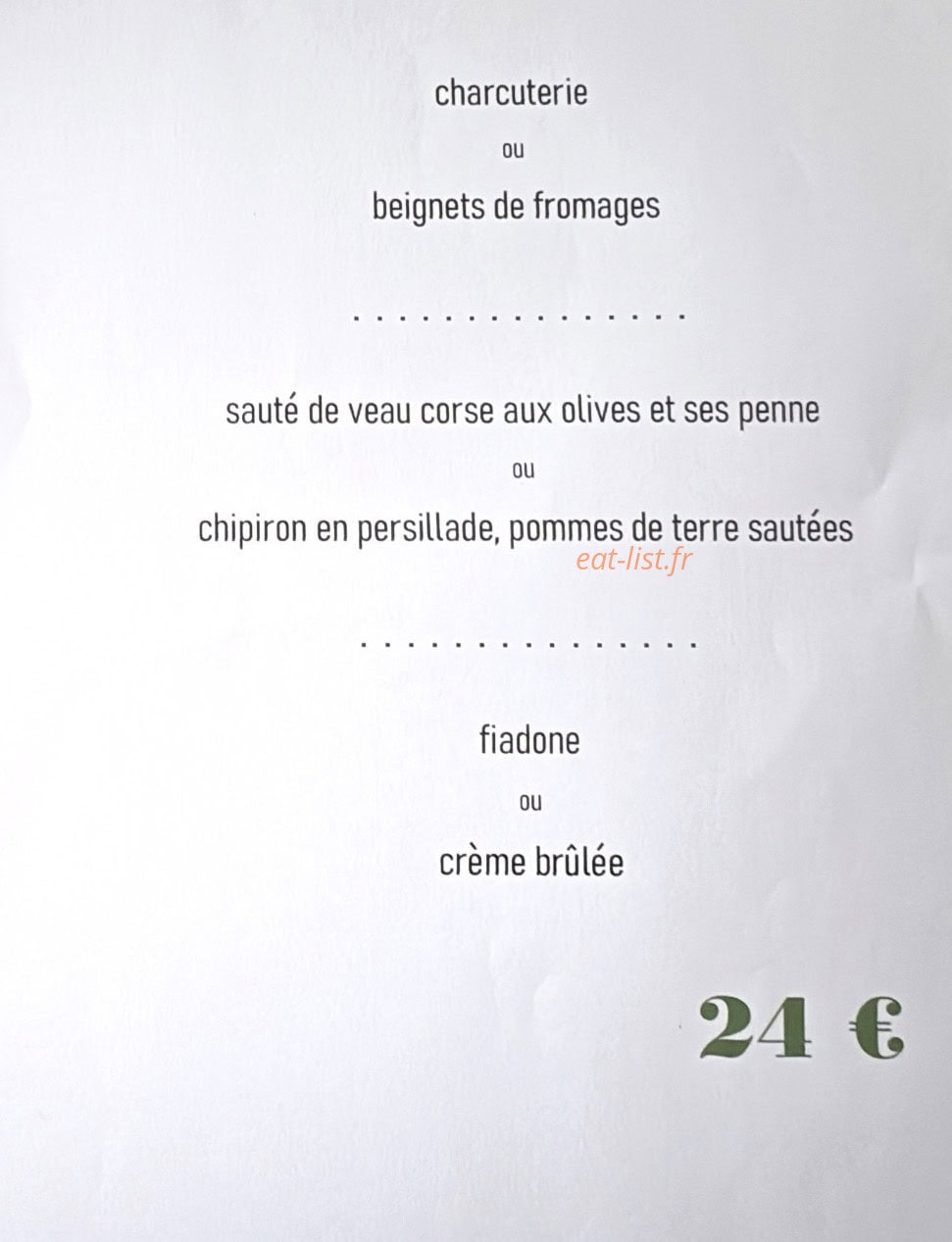 A l’ardoise — carte page 2