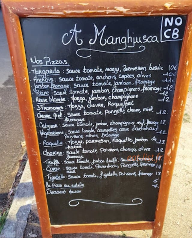 A manghjusca — carte page 1