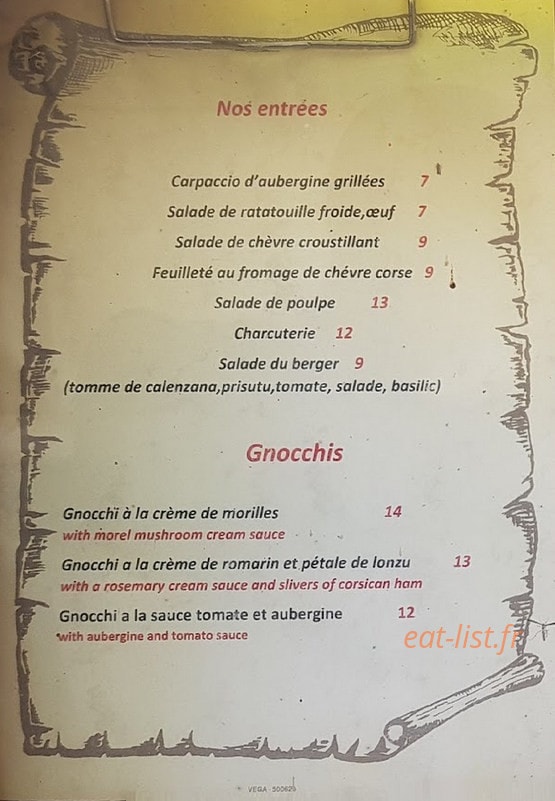 A Stazzona — carte page 1