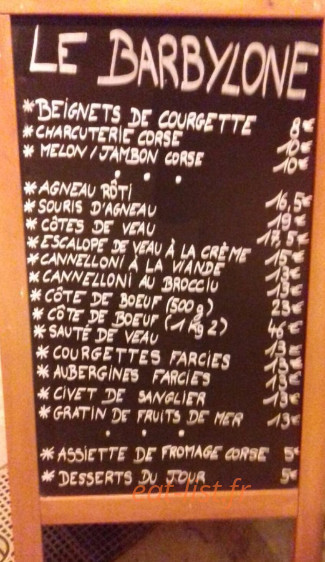Le Babylone — carte page 1