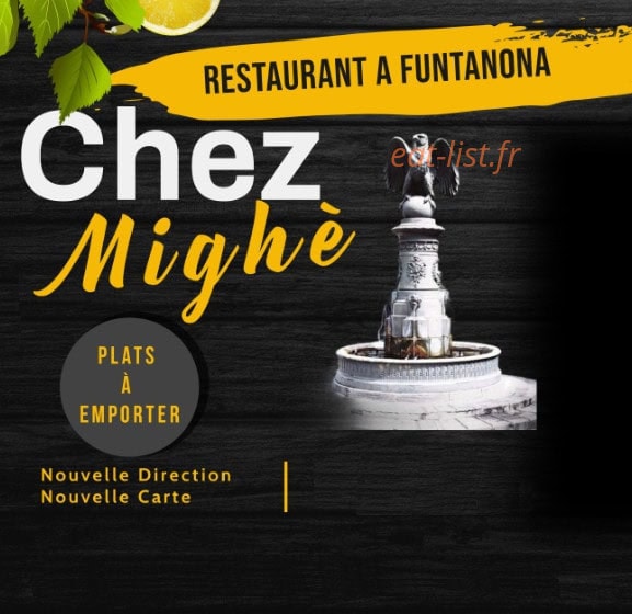 Chez Michè — carte page 1