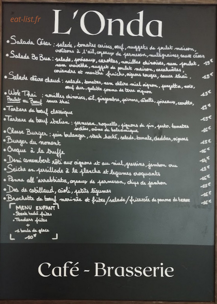 L'Onda — carte page 1