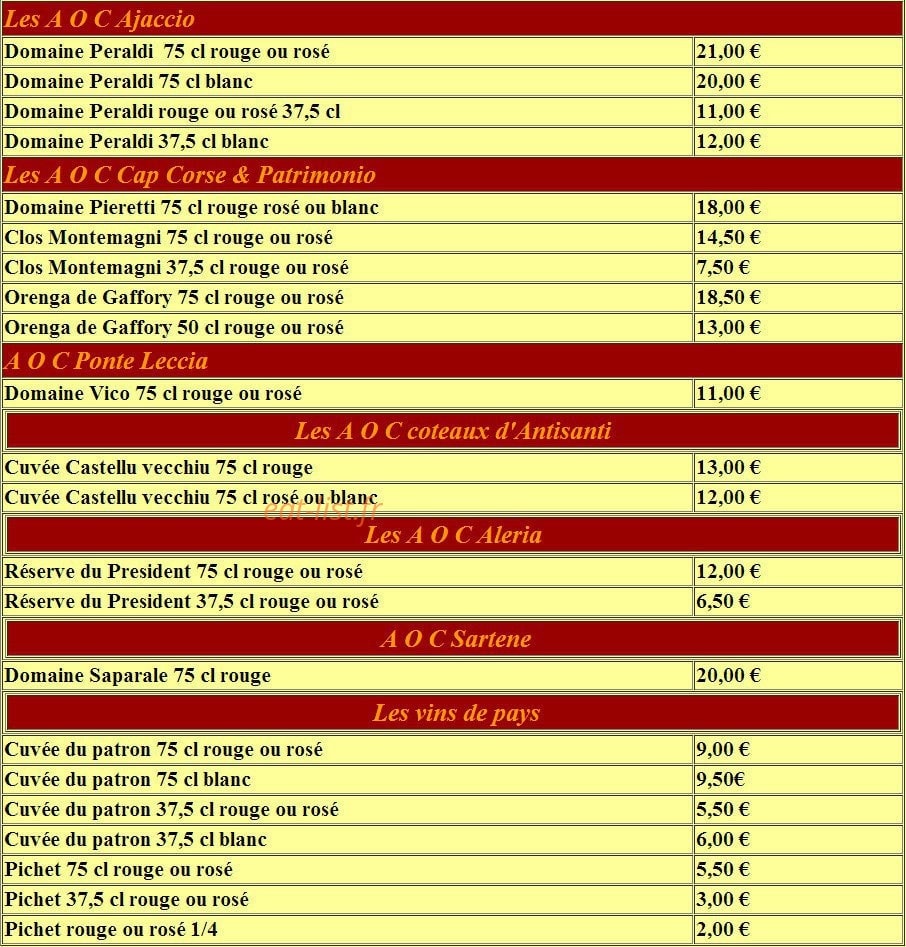 Pizza 2000 — carte page 5