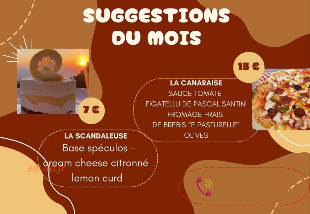 Bar des amis — carte page 1