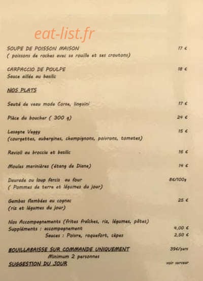 A Cantina — carte page 2