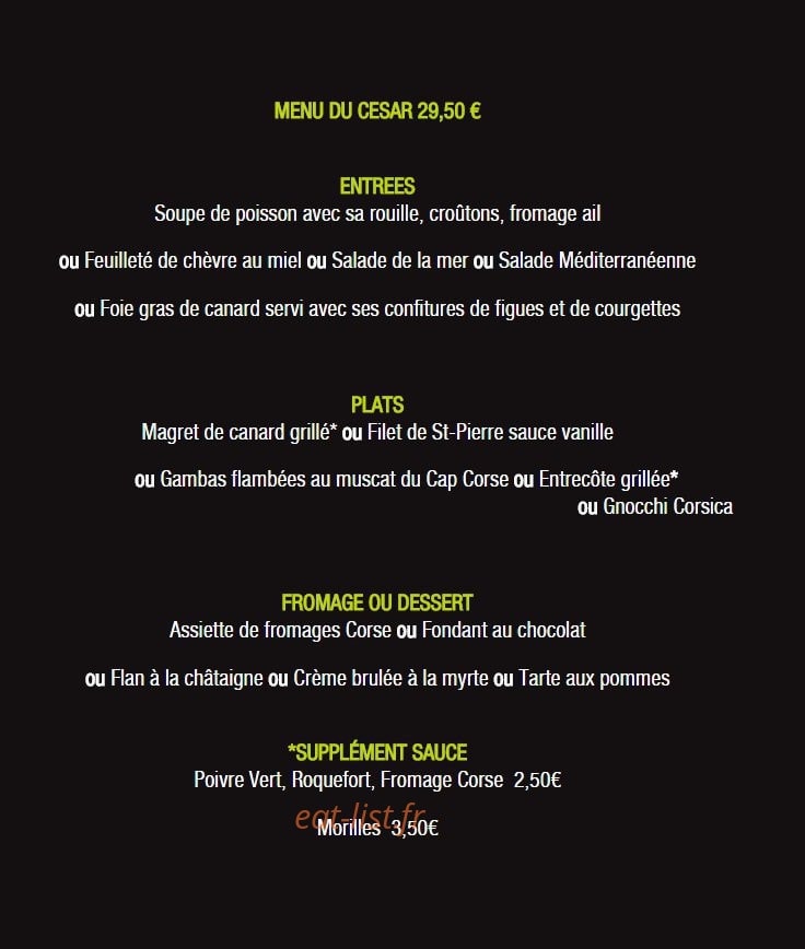 Le Cesar — carte page 5