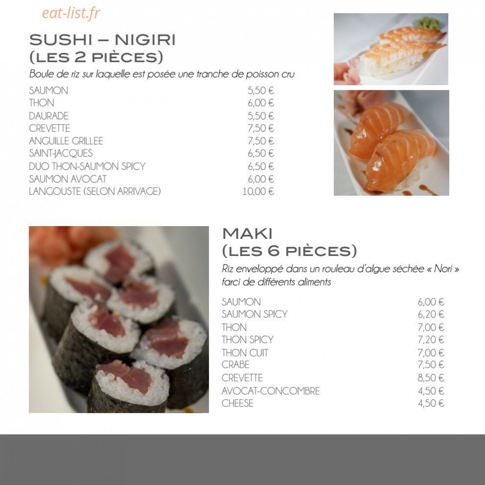 Restaurant La Gaffe — carte page 8