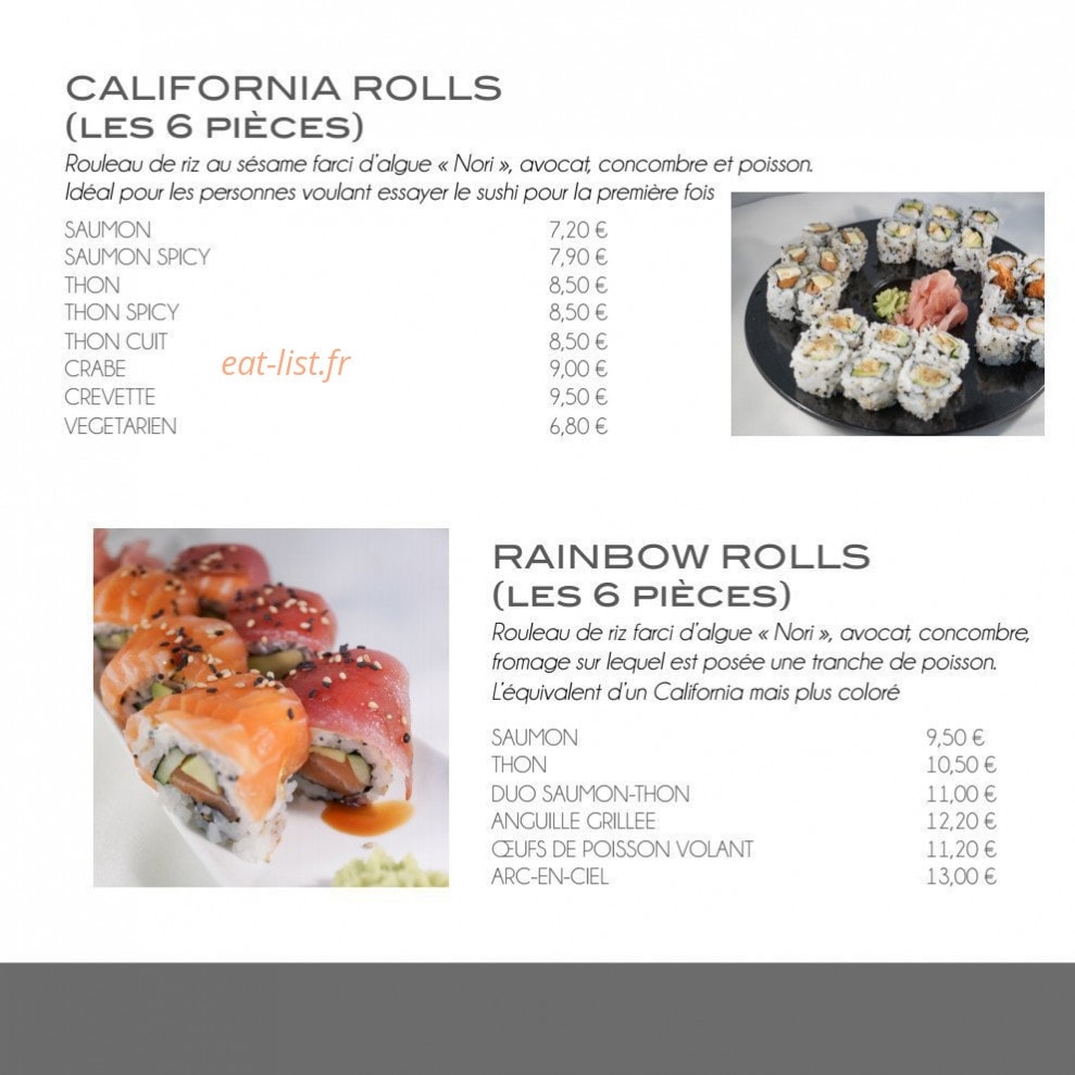 Restaurant La Gaffe — carte page 9