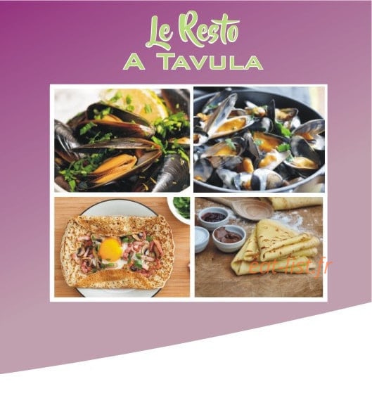 Le Resto A Tavula — carte page 1