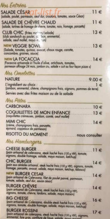 Mimi chic — carte page 1
