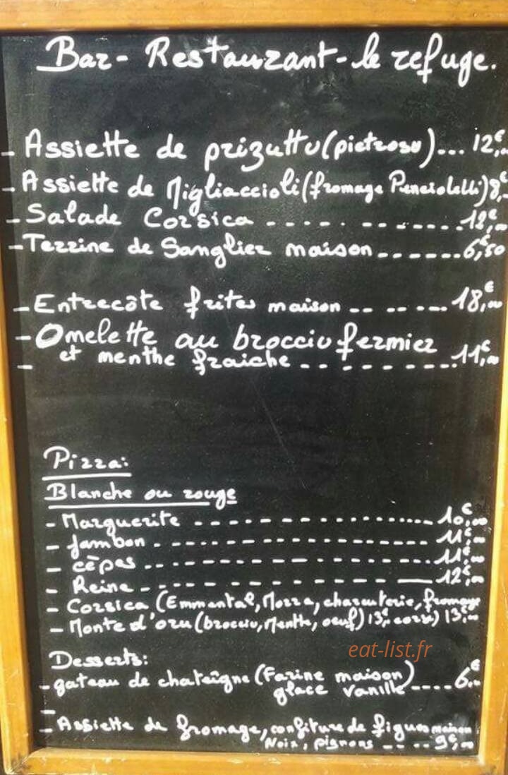 Le Refuge — carte page 1