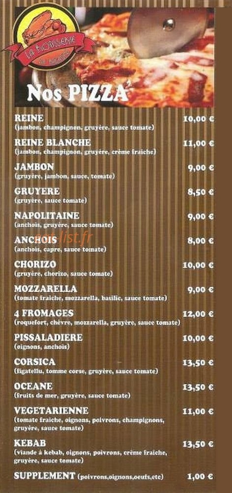 La Rôtisserie de Balagne — carte page 2