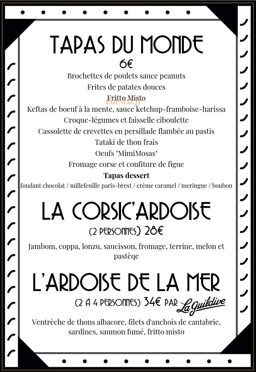 Chez Cyprien — carte page 3