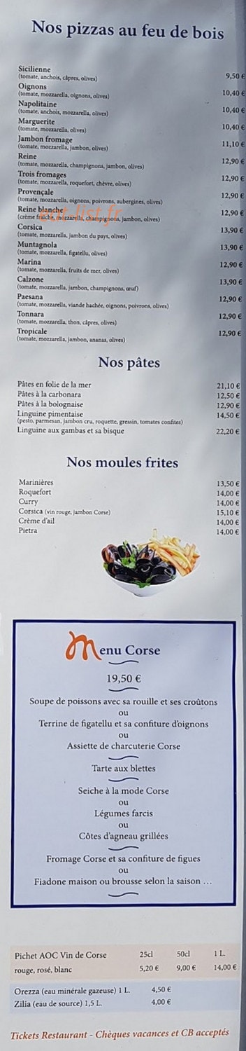 Le Marina — carte page 2