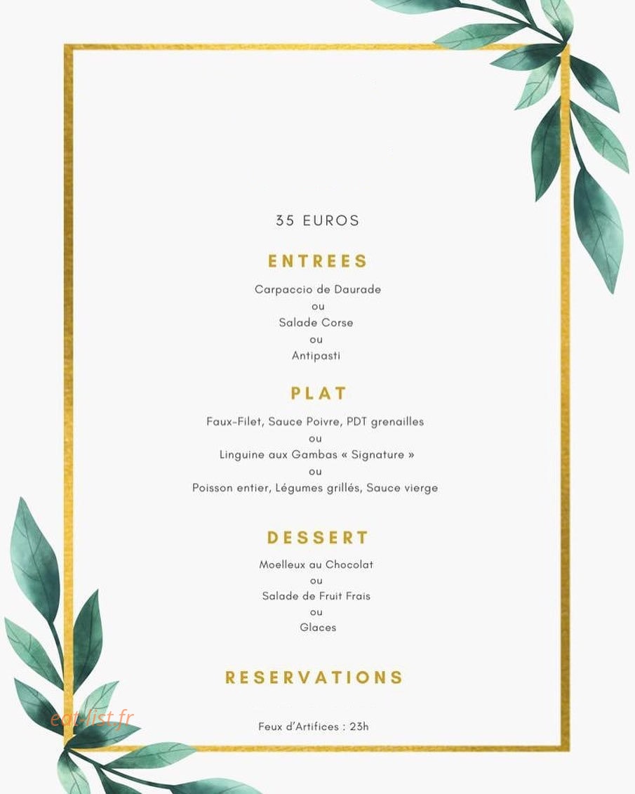 Les tamaris — carte page 1