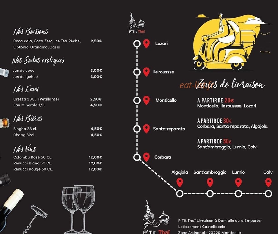 P'Tit Thaï — carte page 5