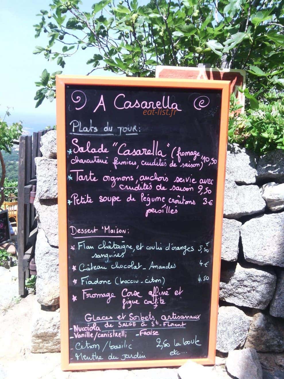 A Casarella — carte page 1
