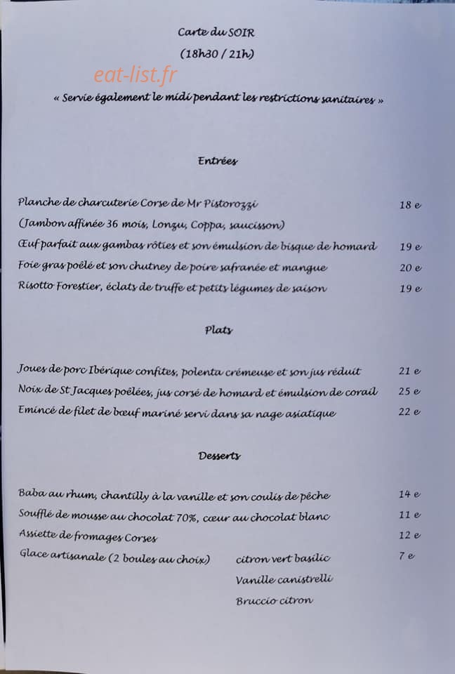 Aux Petits Oignons — carte page 2
