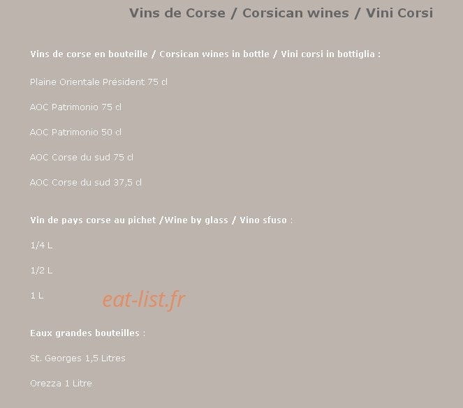 Le San Carlu — carte page 8