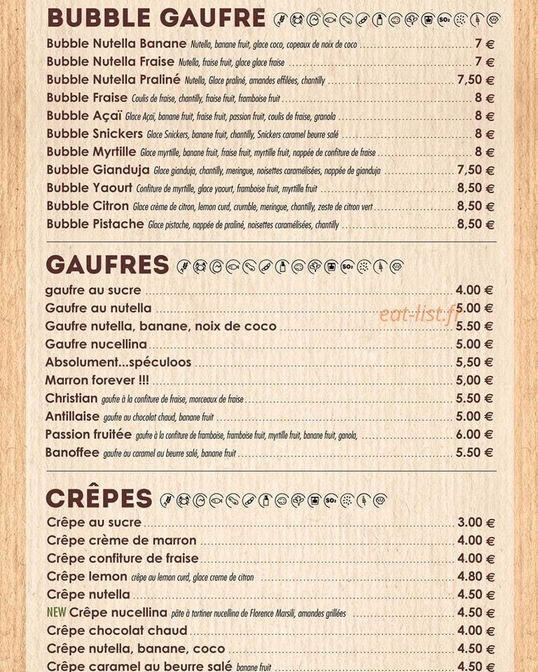 Le Flibustier — carte page 1