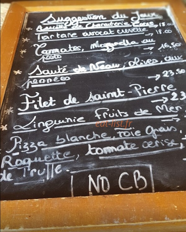La Terrasse — carte page 1