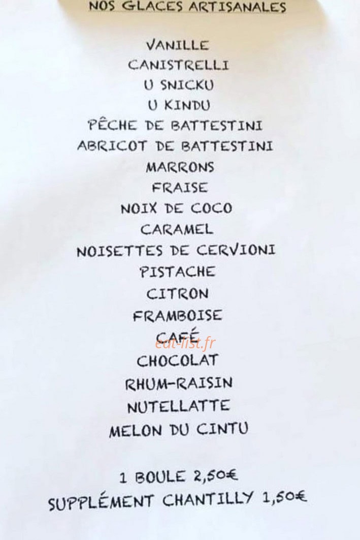 La Brasserie Acquaviva — carte page 3
