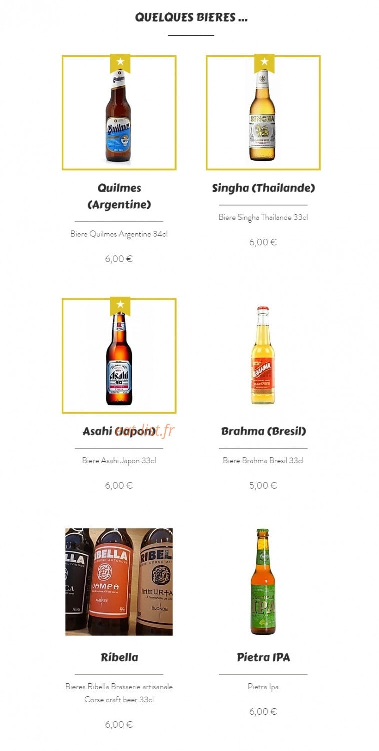 Le Vin226 — carte page 1