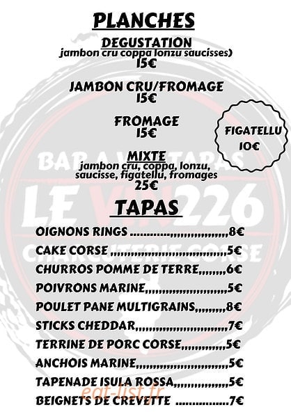 Le Vin226 — carte page 3