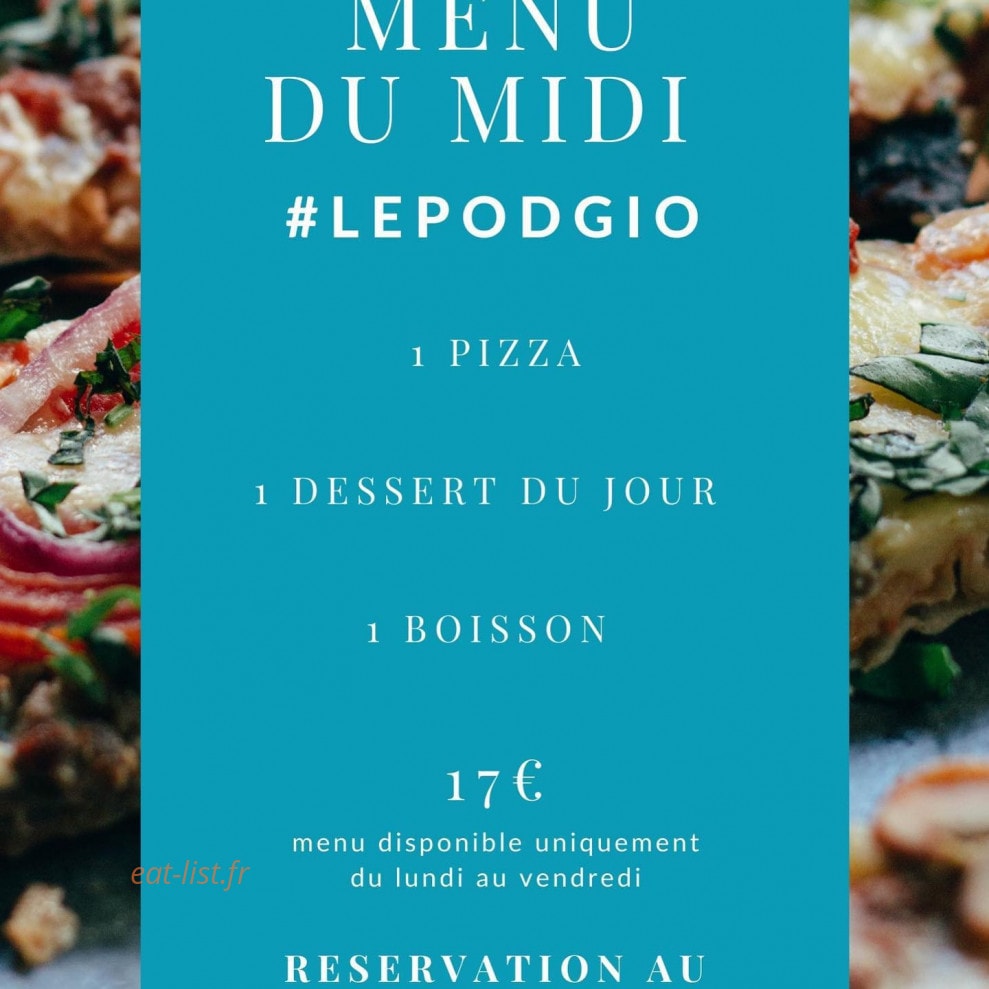 Restaurant le Podgio — carte page 3