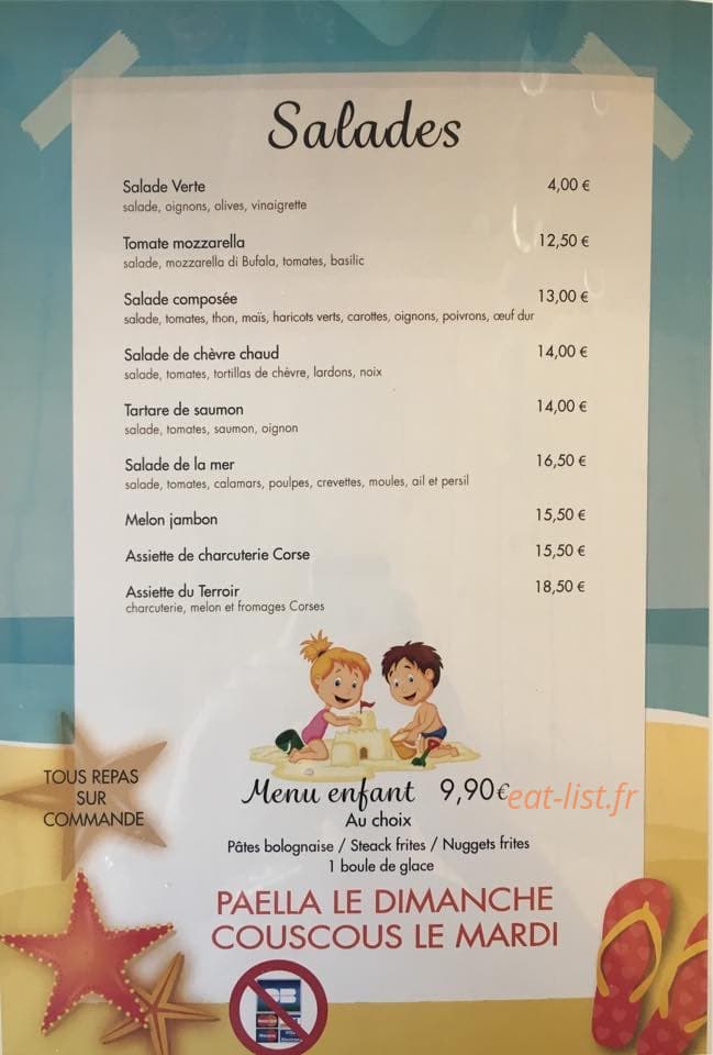 Costa Marina - Chez Costa — carte page 2