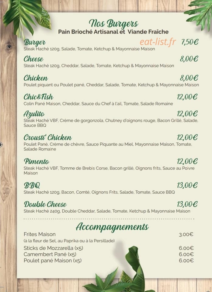 Chic Moriani — carte page 1