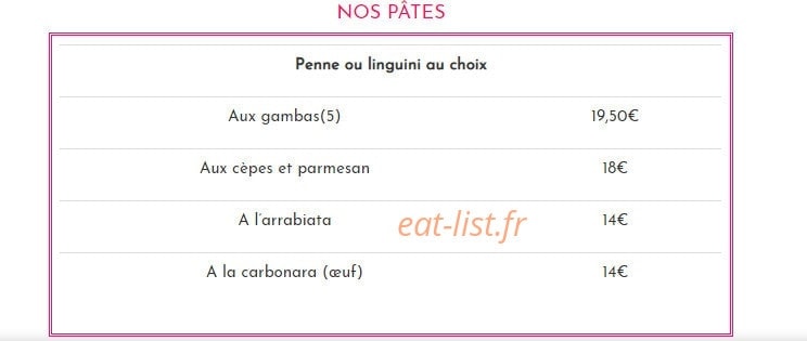 Le Lido Moriani — carte page 7