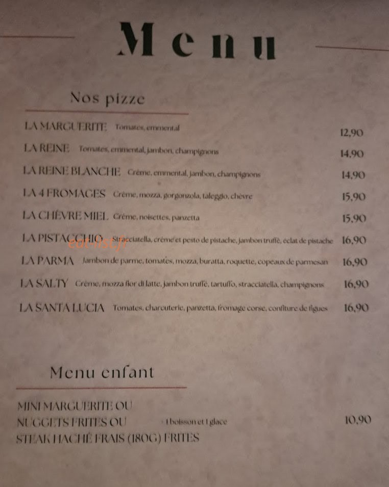 La Famiglia — carte page 1