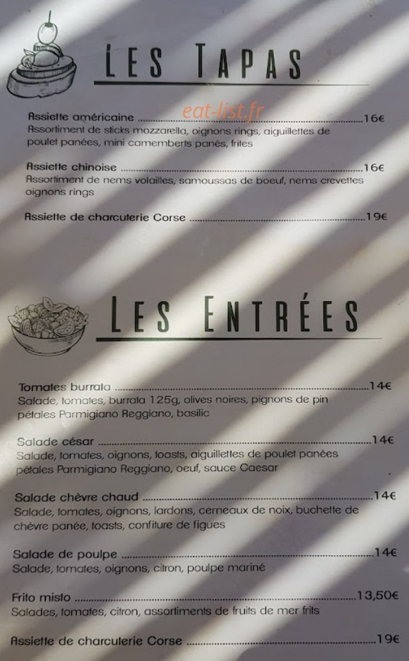 L'Albore paillote — carte page 1