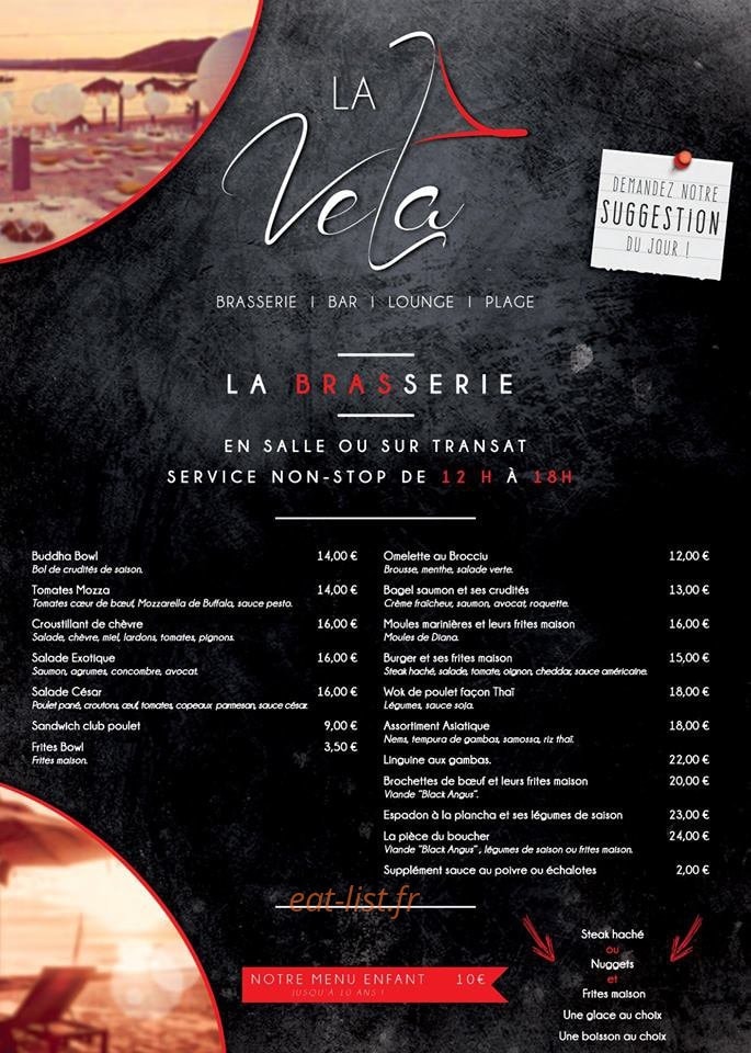 La Vela — carte page 1