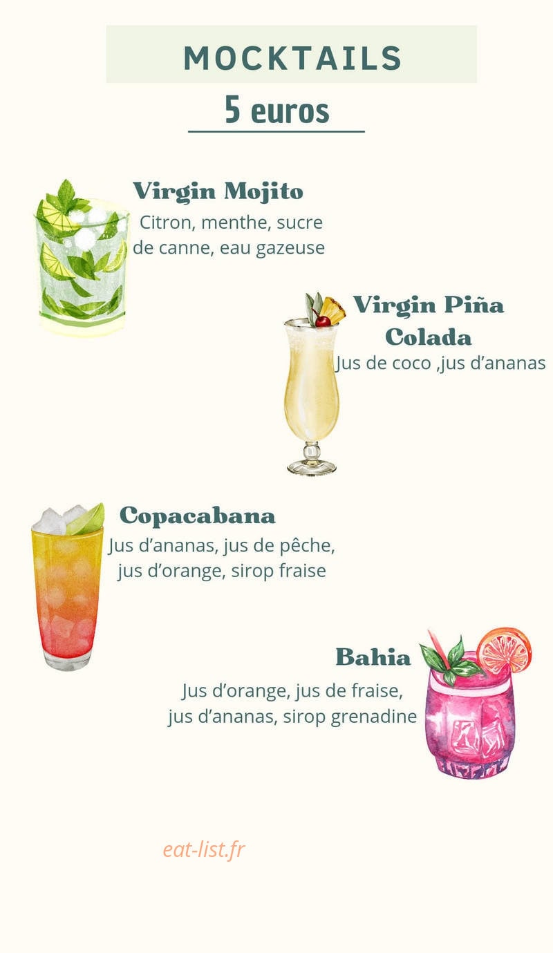 La paillote — carte page 2