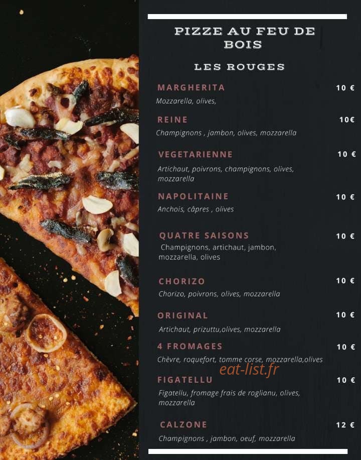 Chez Sandrine — carte page 1