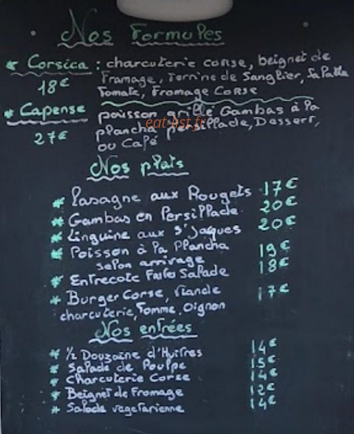 U Cavallu Di Mare — carte page 1