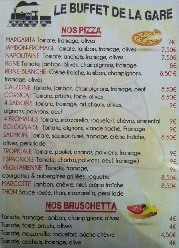 Le Buffet De La Gare — carte page 3